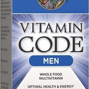 garden of life omega 3 6 9 coq10 antioxidant raw whole food nutrition supplement & vitamin code fruit veggie blend probiotic multivitamin for men 120 count
