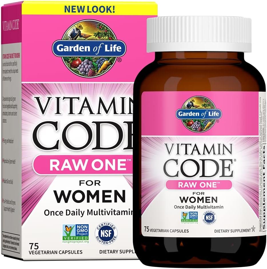 garden of life vitamin code raw one for women, once daily women's multivitamin 75 capsules, one a day vitamins whole food iron, probiotics for digestive health, gluten free vegetarian garden of life vitamin code raw one for women, once daily women's multivitamin 75 capsules, one a day vitamins whole food iron, probiotics for digestive health, gluten free vegetarian
