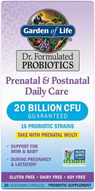 dr. formulated probiotics prenatal & postnatal daily care dr. formulated probiotics prenatal & postnatal daily care