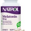 Natrol Melatonin 5 mg, Dietary Supplement for Restful Sleep, Sleep Supplements for Adults, 60 Melatonin Tablets, 60 Day Supply