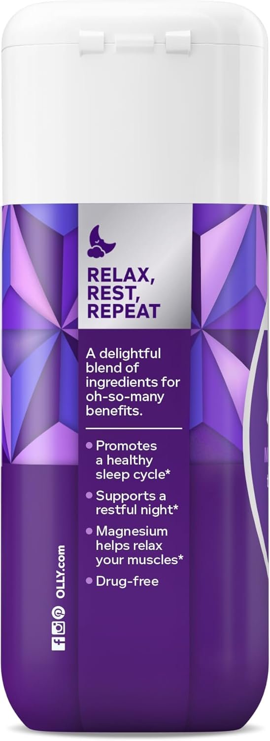 olly ultra strength sleep softgels, 10mg melatonin, l theanine, chamomile, magnesium, lemon balm, supports deep restful sleep, nighttime sleep aid, non habit forming 60 count olly ultra strength sleep softgels, 10mg melatonin, l theanine, chamomile, magnesium, lemon balm, supports deep restful sleep, nighttime sleep aid, non habit forming 60 count