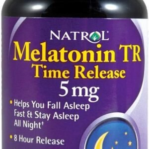 natrol melatonin time release 5mg tablets 100 ea ( packs of 3)