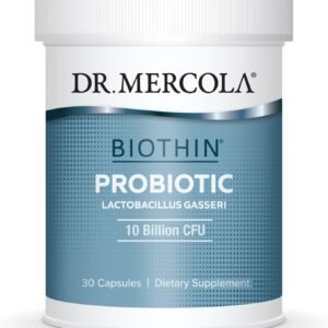 dr. mercola biothin probiotic digestive health supplement supports healthy metabolism gmo free, gluten free & soy free 30 delayed release capsules (30 servings)