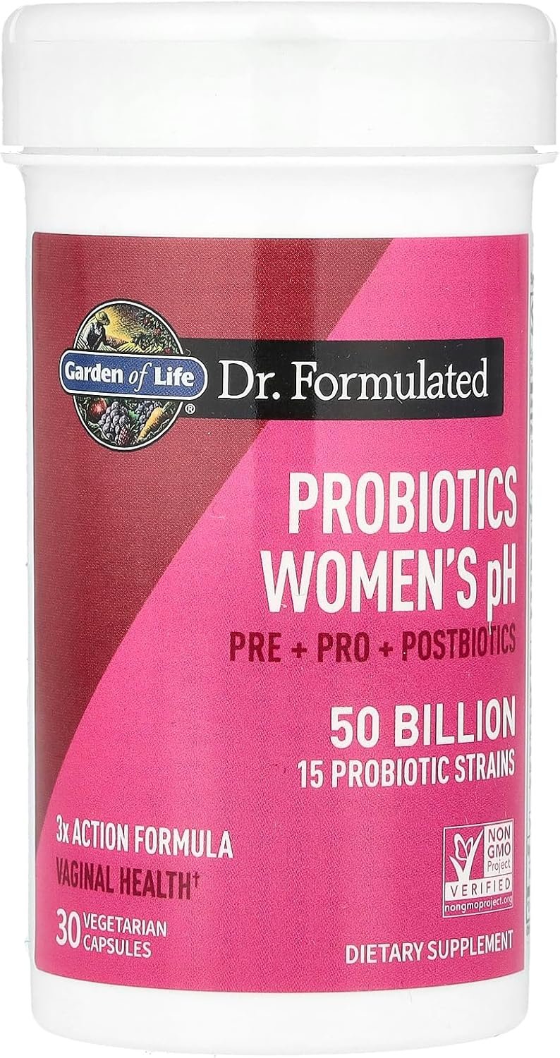 garden of life dr formulated once daily 3 in 1 complete prebiotics, postbiotics & probiotics for women, pre + pro + postbiotic supplement for women’s digestive, immune & vaginal health, 30 day supply garden of life dr formulated once daily 3 in 1 complete prebiotics, postbiotics & probiotics for women, pre + pro + postbiotic supplement for women’s digestive, immune & vaginal health, 30 day supply