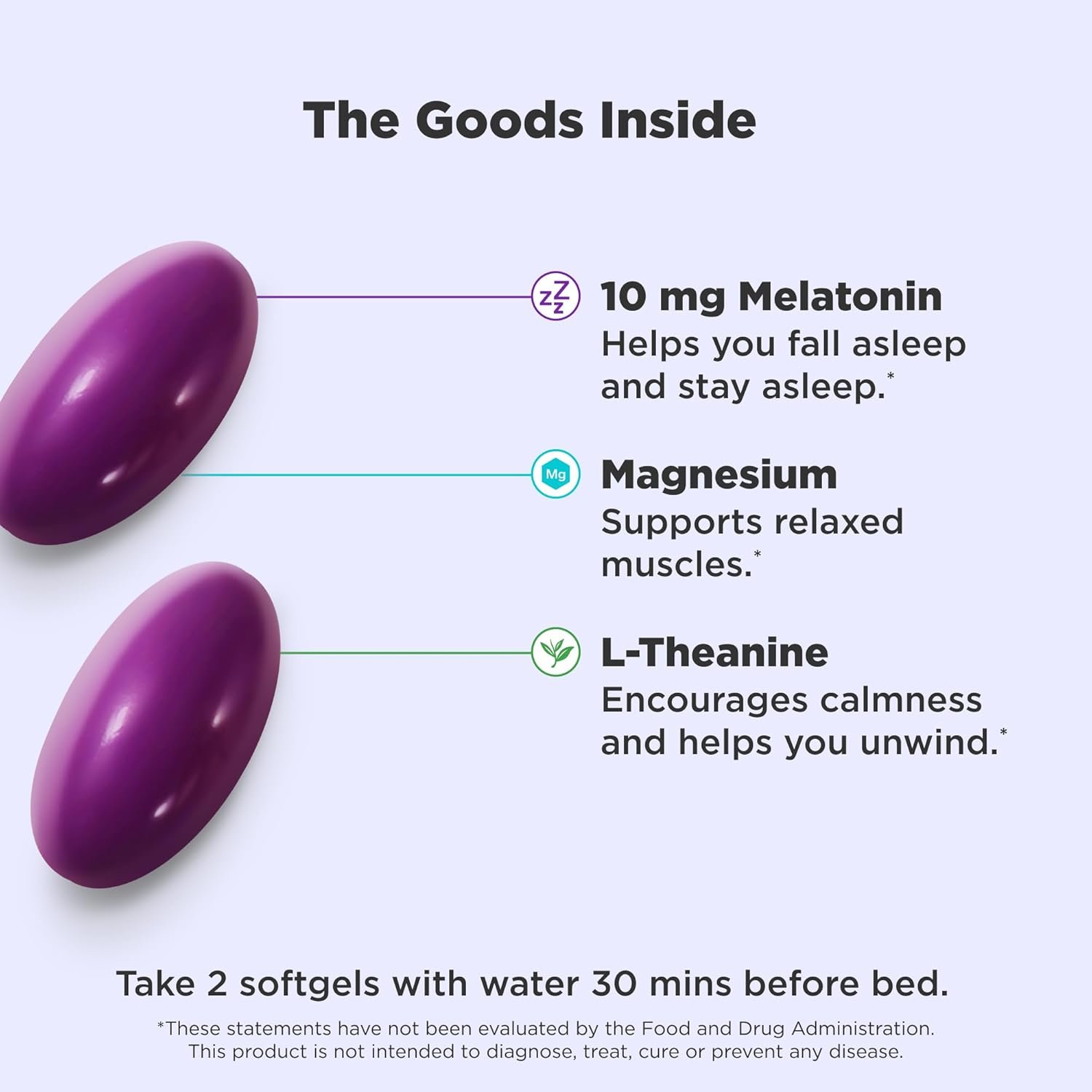 olly ultra strength sleep softgels, 10mg melatonin, l theanine, chamomile, magnesium, lemon balm, supports deep restful sleep, nighttime sleep aid, non habit forming 60 count olly ultra strength sleep softgels, 10mg melatonin, l theanine, chamomile, magnesium, lemon balm, supports deep restful sleep, nighttime sleep aid, non habit forming 60 count