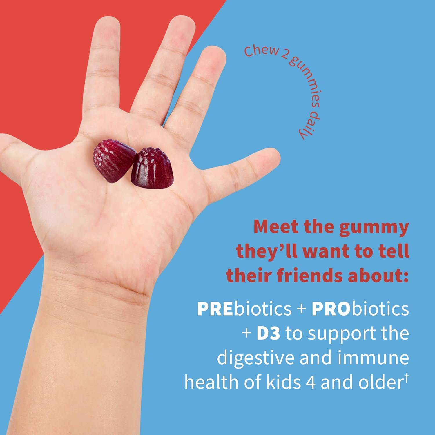 garden of life dr formulated 5 billion cfu prebiotic fiber, probiotic and vitamin d3 gummies for kids digestive & immune health – gluten free, non gmo, no added sugars, strawberry flavor, 60 gummies garden of life dr formulated 5 billion cfu prebiotic fiber, probiotic and vitamin d3 gummies for kids digestive & immune health – gluten free, non gmo, no added sugars, strawberry flavor, 60 gummies