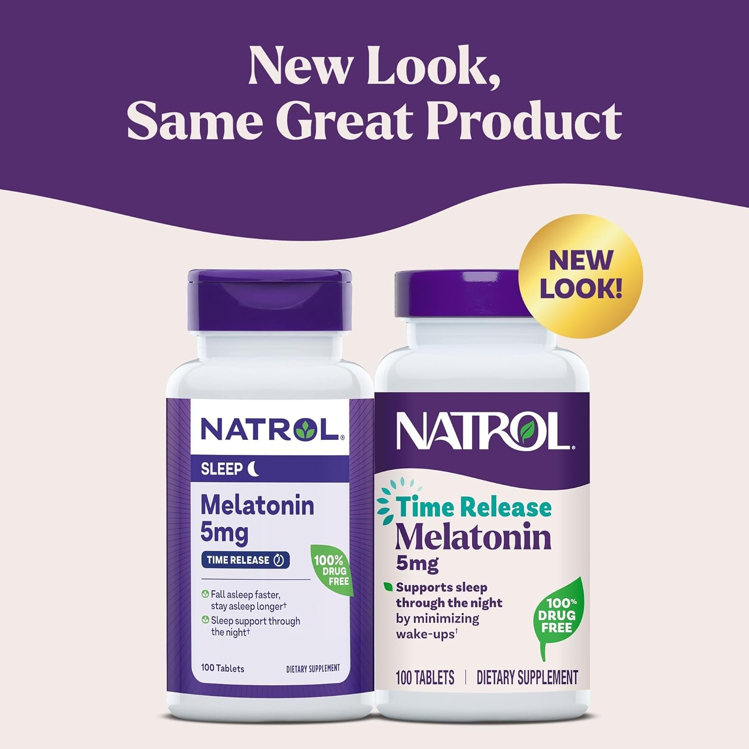 natrol melatonin 5 mg time release, dietary supplement to minimize wake ups, nighttime sleep aid, 100 tablets, up to a 100 day supply natrol melatonin 5 mg time release, dietary supplement to minimize wake ups, nighttime sleep aid, 100 tablets, up to a 100 day supply