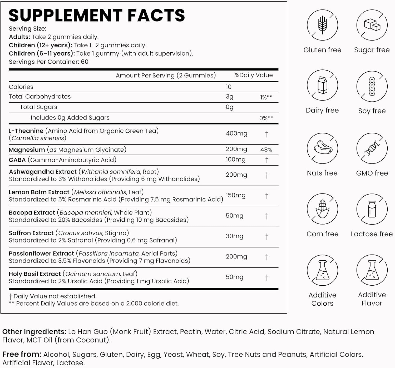 l theanine 400mg gummies, l theanine supplement for kids & adults with magnesium glycinate, gaba, ashwagandha, l'theanine chewable for restful sleep, stress support, relaxation, calm, 60 day supply l theanine 400mg gummies, l theanine supplement for kids & adults with magnesium glycinate, gaba, ashwagandha, l'theanine chewable for restful sleep, stress support, relaxation, calm, 60 day supply