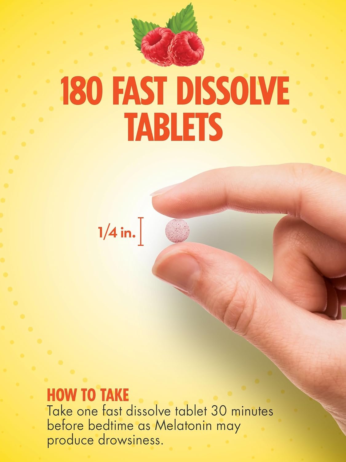 sundance melatonin 5mg tablets | 180 vegetarian count | fast dissolve | natural berry flavor | vegetarian, non gmo and gluten free supplement sundance melatonin 5mg tablets | 180 vegetarian count | fast dissolve | natural berry flavor | vegetarian, non gmo and gluten free supplement