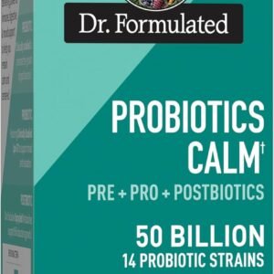 garden of life dr. formulated pre, post & probiotics calm 50 billion cfu daily 3 in 1 complete supplement with ashwagandha – mood support, digestive & immune support, 30 vegetarian capsules