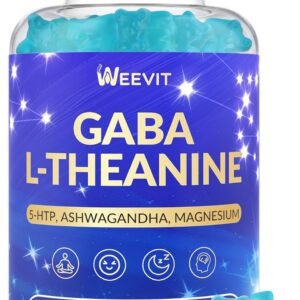 sugar free l theanine gummies, l theanine supplement with gaba, 5 htp, ashwagandha, magnesium, vitamin b6 for men & women