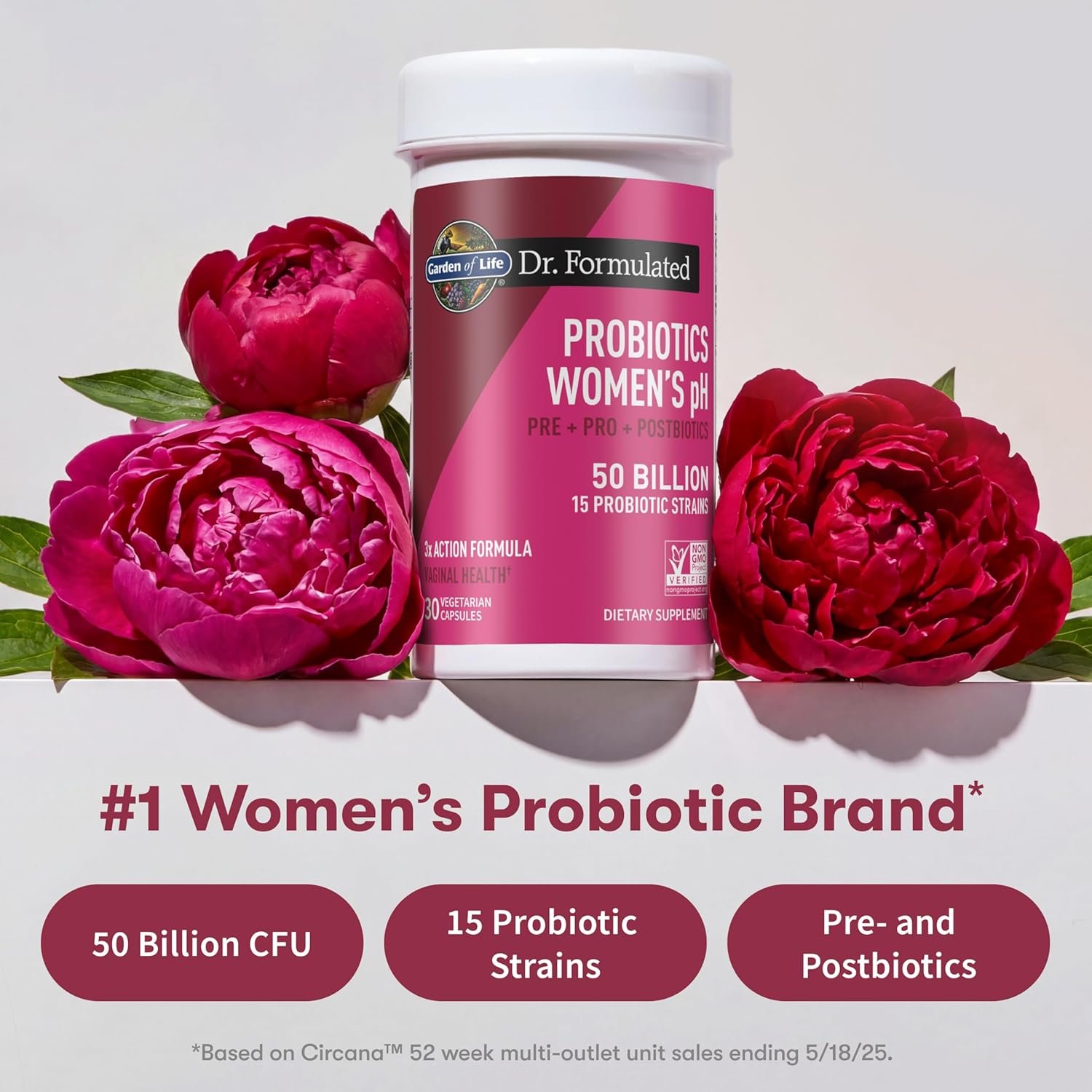 garden of life dr formulated once daily 3 in 1 complete prebiotics, postbiotics & probiotics for women, pre + pro + postbiotic supplement for women’s digestive, immune & vaginal health, 30 day supply garden of life dr formulated once daily 3 in 1 complete prebiotics, postbiotics & probiotics for women, pre + pro + postbiotic supplement for women’s digestive, immune & vaginal health, 30 day supply
