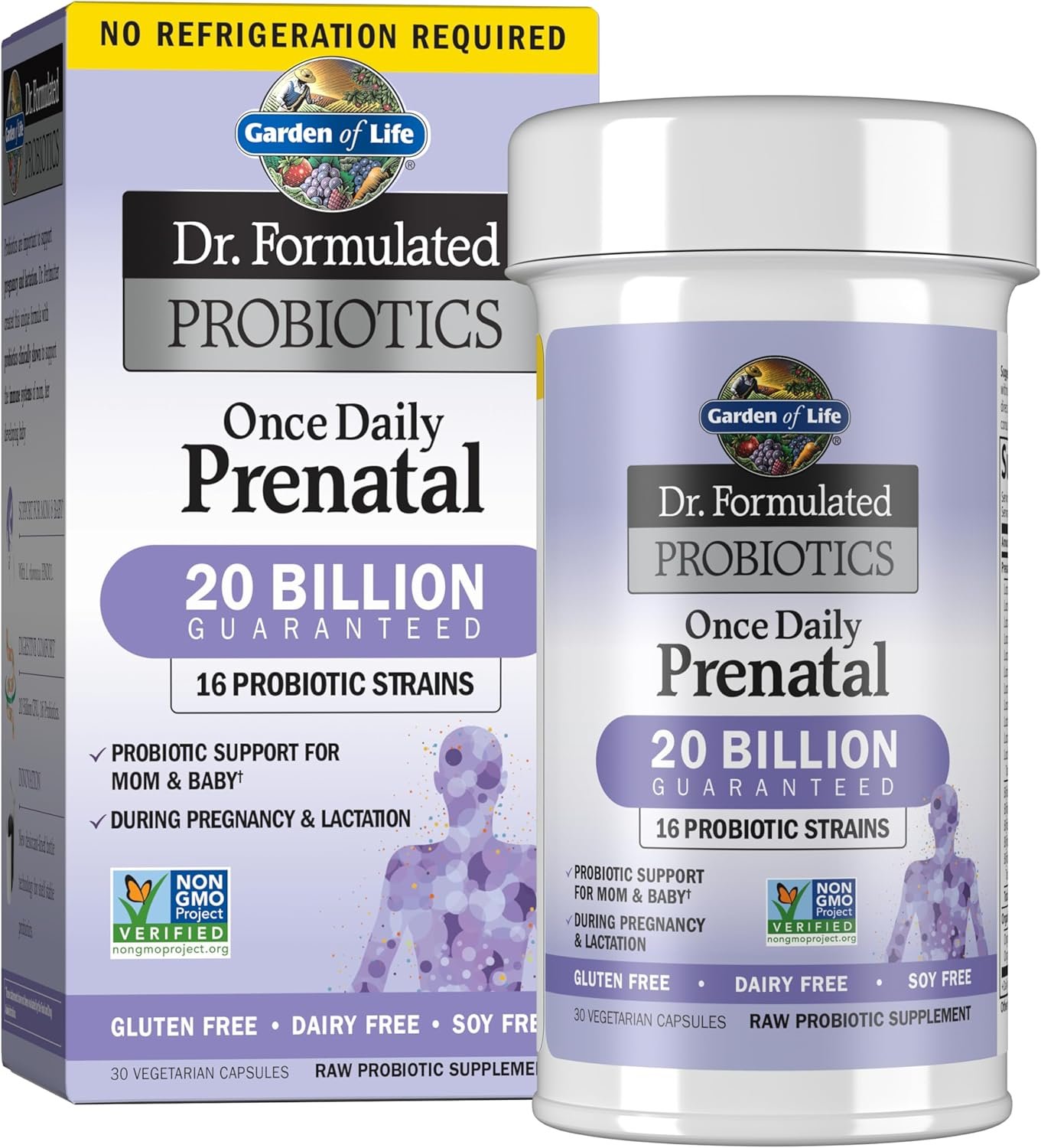 garden of life dr. formulated probiotics once daily prenatal acidophilus and bifidobacteria probiotic support for mom and baby – shelf stable gluten, dairy, and soy free 30 vegetarian capsules garden of life dr. formulated probiotics once daily prenatal acidophilus and bifidobacteria probiotic support for mom and baby – shelf stable gluten, dairy, and soy free 30 vegetarian capsules