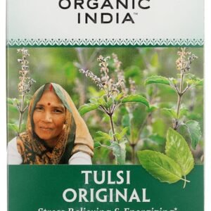 organic india tulsi, original, 18 count box