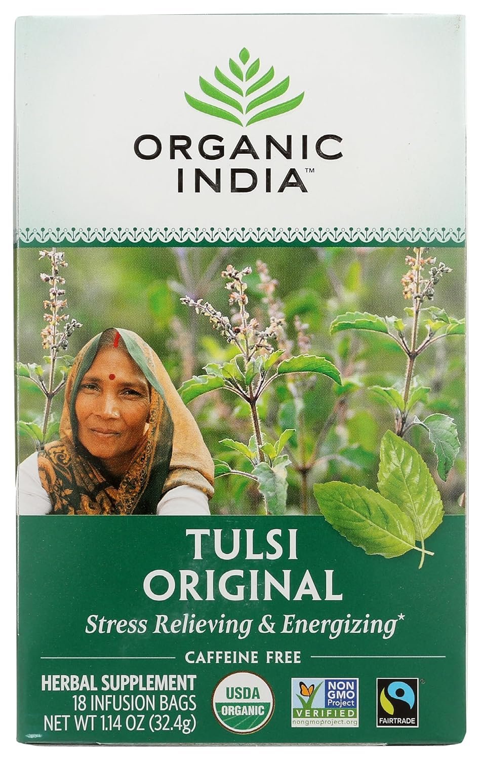 organic india tulsi, original, 18 count box organic india tulsi, original, 18 count box