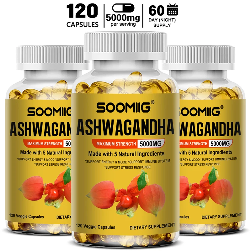 organic ashwagandha stress relief & immune support supplement, supports balanced energy levels, non gmo vegan capsules organic ashwagandha stress relief & immune support supplement, supports balanced energy levels, non gmo vegan capsules
