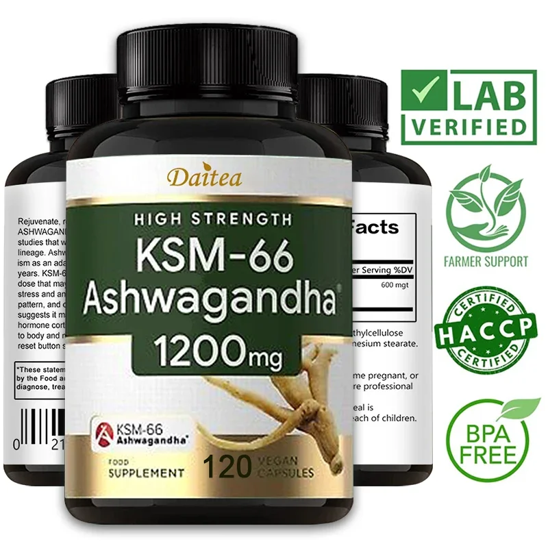 ksm 66 ashwagandha extract capsules 1200mg, helps with stress relief, mood, sleep support, balanced energy levels ksm 66 ashwagandha extract capsules 1200mg, helps with stress relief, mood, sleep support, balanced energy levels