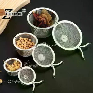tea coffee stew spice soup herbal sieve infuser reusable stainless steel seasoning bag ball kitchen filter sachet with chain