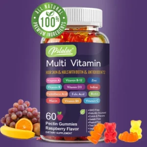 multivitamin gummies enhances energy levels, immune support, antioxidant with vitamins and minerals