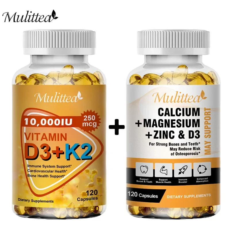 mulittea hot sale calcium and magnesium & d3k2 capusles support bone and muscle health replenish joints stress & anxiety relief mulittea hot sale calcium and magnesium & d3k2 capusles support bone and muscle health replenish joints stress & anxiety relief