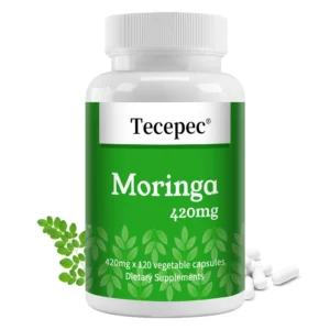 moringa capsules immune system & energy booster, metabolism booster, antioxidant, promotes bone joint health, 120 capsules