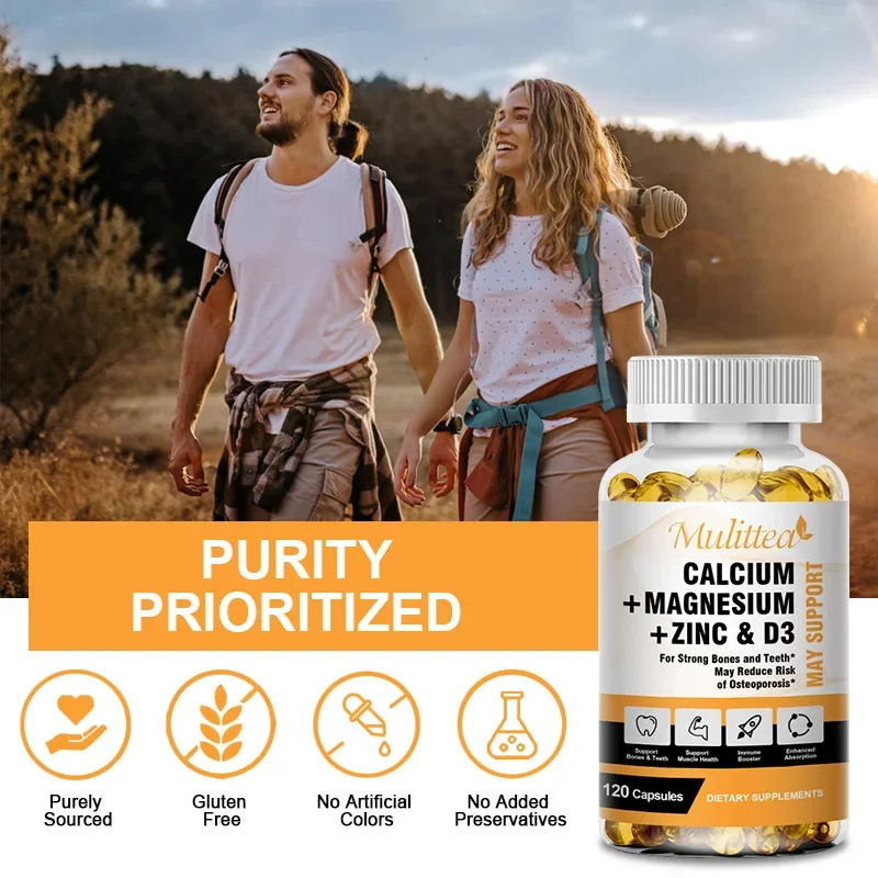 mulittea hot sale calcium and magnesium & d3k2 capusles support bone and muscle health replenish joints stress & anxiety relief mulittea hot sale calcium and magnesium & d3k2 capusles support bone and muscle health replenish joints stress & anxiety relief