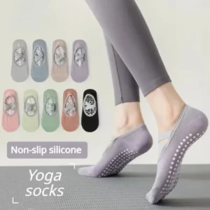 pilates yoga socks non slip woman socks sports fitness silicone breathable summer bandage dance ballet solid cycling running