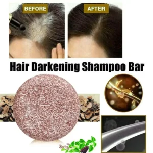 10g natural organic polygonum essence hair darkening shampoo bar soap mild formula hair shampoo gray hair reverse cleansing